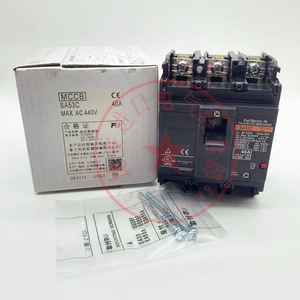 Disjoncteur Fuji Electric SA53C 3P 40A à usage industriel, capacité de coupure 10kA - Product Image 2