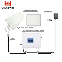 GREETWIN Economico Ripetitore Del Segnale GSM Tri Band Mobile Delle Cellule Del Telefono di Rete Amplificatore 2G 3G 4G Mobile Del Segnale ripetitore del Ripetitore