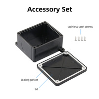 Boîtier électronique étanche en plastique personnalisé IP68, boîte de jonction, moulage par injection, boîtier électrique extérieur