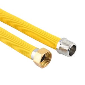 Tuyau de gaz ondulé en acier inoxydable, <span class=keywords><strong>flexible</strong></span> et étanche, pour cuisinière et chauffage - Product Image 2