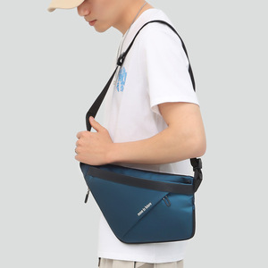 Sac banane noir unisexe étanche antivol avec fermeture éclair, idéal pour le sport, la course à pied et la gym, personnalisable avec logo, prix abordable - Product Image 5