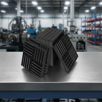 Plaques d'absorption acoustique personnalisées en caoutchouc, coussinets anti-vibrations carrés