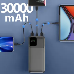 แบตเตอรี่สำรองความจุสูง50000MAH สำหรับโทรศัพท์มือถือแบตเตอรี่สำรองความจุสูงขนาด30000mAh โลโก้ OEM