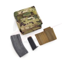 PI-009 Pochette tactique élastique intégrée 556+9mm pour chargeur SS JSTA et autres produits de chasse