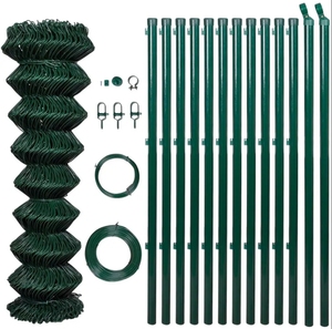 Clôture grillagée verte en PVC de 1,8 m, mailles de 3,5 mm, style Cyclone 50x50 mm, rouleau de 20 m pour mur de clôture d'hôtel ou de complexe hôtelier TZ - Product Image 3
