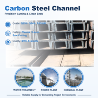 Profilé en U en acier laminé à chaud ASTM A36 pour base de machine