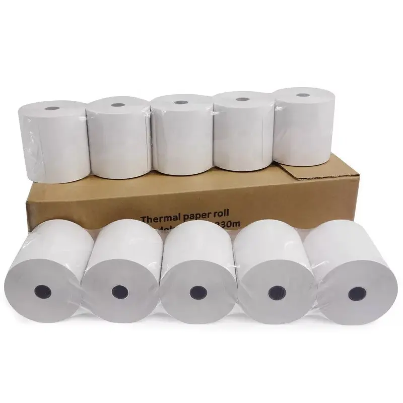 Fabrik hochwertiges 80 x 80 kassenpapier 57 mm thermo-papier-drehball für supermarkt einkaufszentrum