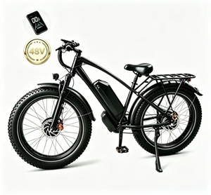 Bicicleta Eléctrica de Montaña con Llantas Gruesas de 26 Pulgadas, Motor Doble sin Escobillas de 250W, Batería de Litio de 48V18Ah, 7 Velocidades Shimano, Suspensión Delantera - Product Image 1
