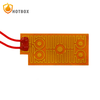 Chauffe-plat flexible en film polyimide avec adhésif pour batterie au lithium et PCB, lamination en usine permettant de gagner de l'espace