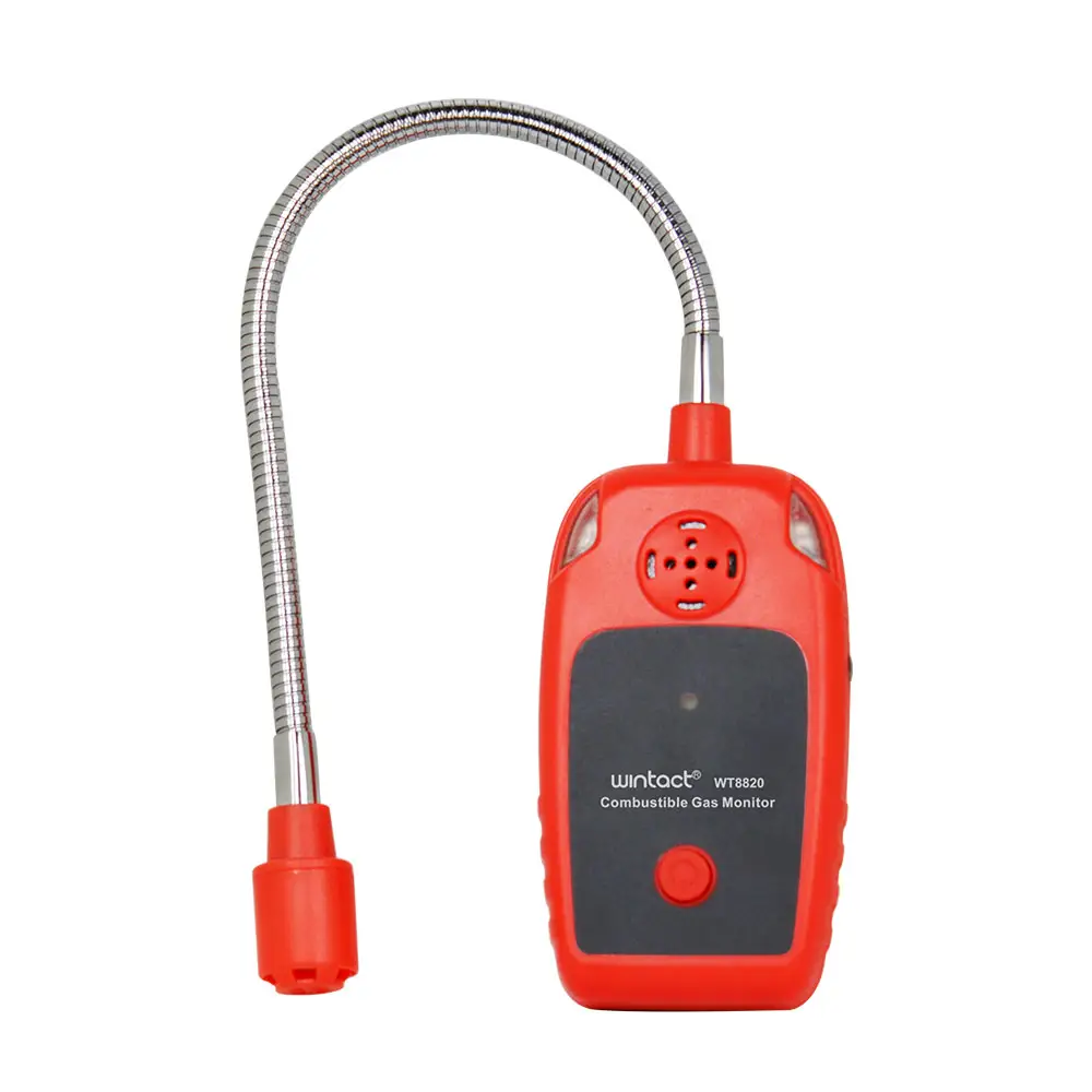 WINTACT WT8820 détecteur de gaz combustible de haute qualité détecteur de fuite de gaz détecteur de co2 portable