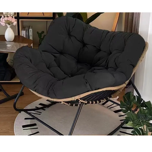 Silla de ocio Nórdica al por mayor de calidad, mesa giratoria de ratán, juego de sillas, sofá perezoso, mecedora para el balcón del hogar - Product Image 5