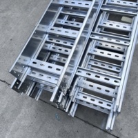 Plateau de gestion de câbles ventilé de haute capacité en acier/acier inoxydable 304/316, type échelle, OEM ODM, galvanisé, haute qualité