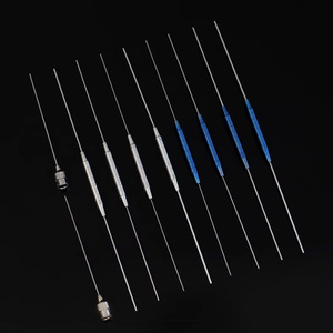 Surgical Irrigation <strong>Needle</strong> Irrigation Tip Microscopic Instrument Tear Duct Probing <strong>Needle</strong> with Holes for Lacrimal Duct Probing - Product Image 1