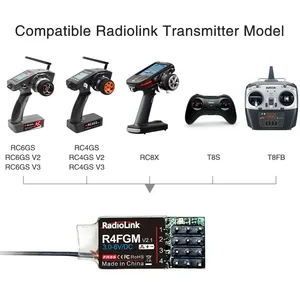Radiolink R4FGM Mini Receptor de 4 Canales con Giroscopio 1:28/64 para Coches RC de Bolsillo, <span class=keywords><strong>Hotwheel</strong></span> RC4GS RC6GS T8S T8FB RC8X - Product Image 6