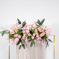 Décoration d'arche de 100*45cm avec fleurs artificielles pour la décoration de mariage et de fête