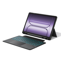 Étui clavier magnétique sans fil OnePlus Pad 3 13,2 pouces avec rotation à 360 degrés, pavé tactile rétroéclairé RVB 7 couleurs