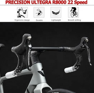 Vélo de Gravel T700 <span class=keywords><strong>R8000</strong></span> 22 vitesses, cadre entièrement en fibre de carbone, roues 700*24C, freins à disque mécaniques, pour adultes, course et sport - Product Image 3