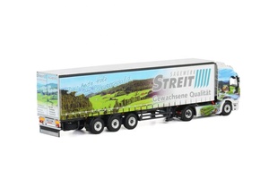 Camión de Juguete de Metal Fundido <span class=keywords><strong>a</strong></span> Presión de Alta Detalle, Modelo de Camión de Logística - Product Image 2