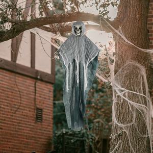 Décorations d'Halloween Horreur Maison Porte Bar Club 90cm Halloween Suspendus Mort Squelette Fantôme Halloween Suspendus Faucheurs - Product Image 3