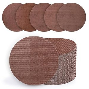Disques de ponçage en maille de 4 pouces, auto-agrippants, tampons abrasifs sans poussière pour le ponçage et le polissage de voitures, bois, cloisons sèches et métaux - Product Image 2