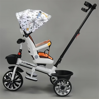 Vente flash - Tricycle à double cadre en acier WELAIXI X1 personnalisé OEM pour enfants de 1 à 6 ans avec roues en EVA