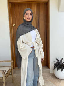 Sang trọng trọng nhẹ Modal Viscose Modal Twill bông dệt khăn choàng hijab Crepe Modal bông Rayon khăn Crinkle khăn choàng - Product Image 3