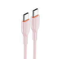 Câble de données de charge rapide Type-C vers Type-C 60W pour iPhone et Samsung