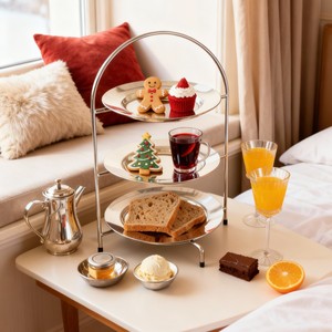 Elegant Roestvrijstalen Buffet <span class=keywords><strong>Dessert</strong></span> & Cake <span class=keywords><strong>Display</strong></span> Rek Stand Voor Keuken Of Hotel Decoratie Gebruik - Product Image 1