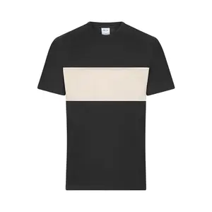 Camiseta orgánica con bloques de color, merchandising sostenible - Product Image 4