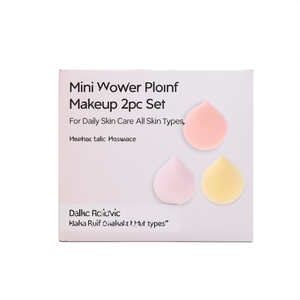 Mini éponge à maquillage en poudre, ensemble de 2 pièces, pour les soins quotidiens de la peau, tous types de peau - Product Image 2