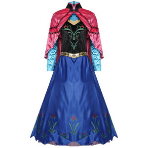 Disfraz de Princesa Elsa Anna para Adultos, el Más Vendido del <span class=keywords><strong>2023</strong></span>, Disfraz de Halloween con Capa para Mujer, DISP-013 - Product Image 4