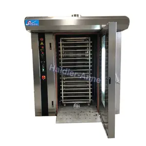 Bakery baking oven 32 trays gas Rotary oven for bread production line