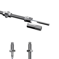 Sensor de Temperatura Tipo K PT100 RTD de Fábrica, Termistor Flexible Anticorrosión, Termopar