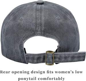 Gorras de Béisbol 100% Algodón, Gorras Deportivas Personalizadas para Papá, Gorras con Logotipo Bordado para Hombre - Product Image 3