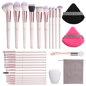 BS-MALL 29 pièces meilleur cadeau visage outils de <span class=keywords><strong>maquillage</strong></span> Kits marque privée <span class=keywords><strong>maquillage</strong></span> bouffée brosse tapis de <span class=keywords><strong>nettoyage</strong></span> masque facial pinceaux pinceaux de <span class=keywords><strong>maquillage</strong></span> - Product Image 1