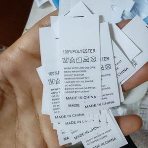 Etiquetas de <span class=keywords><strong>cinta</strong></span> <span class=keywords><strong>para</strong></span> prendas de vestir, logotipo de marca impreso, costura en nailon suave, estampado satinado, etiquetas de tamaño de cuidado de lavado <span class=keywords><strong>para</strong></span> <span class=keywords><strong>ropa</strong></span> - Product Image 4