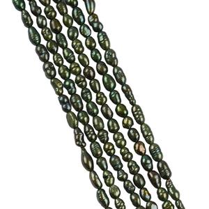 Promotion pour les perles de Zhuji, perles d'eau douce naturelles de 3-4 mm, trou latéral, double face, blanc/rose clair, pour collier DIY, accessoires de bijoux - Product Image 5