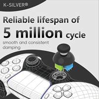 Manette analogique magnétique TMR anti-drift K-Silver JT13-005 à tension réglable 30-80gf pour manette PS5