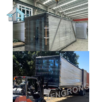 Maison préfabriquée pliable de 20 pieds, 2 à 5 chambres, maison conteneur extensible |   Villa portable de luxe pour hôtel boutique et complexe écologique