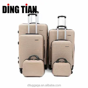 Hot Sales Anti Theft Travel Trolley Taschen ABS 1 Set 6 Stück Handgepäck Koffer Reiß verschluss Roll gepäck Gepäck mit großer Kapazität