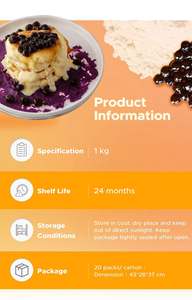 Mezcla versátil de postre de malvavisco suave y esponjoso, bebida versátil para preparación rápida - Product Image 5