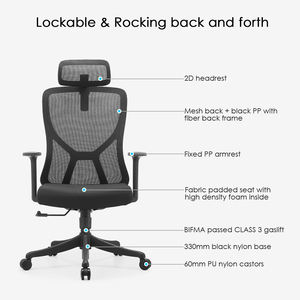 بيع من المصنع مباشرة شبكة مريحة لغرفة مكتب سيلاس دي Oficina مكتب كرسي مريح مكتب مكتب مكتب - Product Image 6