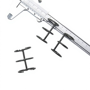 YIWANG Metal Plated Black Nickel A5 3 Ring Binder <b>Clip</b> Paper File Folder - Product Image 4