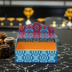 Custom Design <b>Biodegradable</b> Luxury Colorful Magnetic Book-shaped Cardboard Square Box Jewelry Artwork Gift <b>Paper</b> Container - Product Image 3