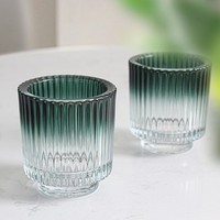 Bougeoir en verre moderne simple ménage tasse de bougie en verre d'aromathérapie romantique