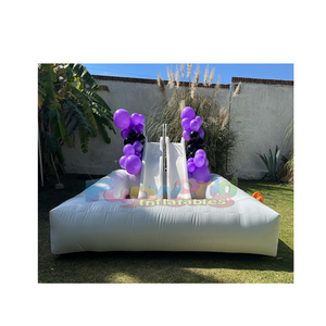 Zona de juegos infantil comercial, área de juegos portátil, zona de juegos interior suave, <span class=keywords><strong>casa</strong></span> inflable blanca con tobogán y piscina de pelotas - Product Image 6