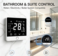 Pengontrol Suhu Ruangan WiFi Cerdas dengan Tombol Sentuh Terbaik, Cocok untuk Pengontrol Suhu Unit Fan Coil
