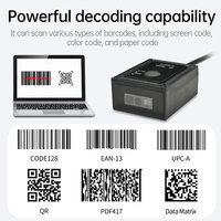 Escáner de Código de Barras Fijo EM432, Lector de Códigos QR 1D/2D, USB para Línea de Producción Industrial, Motor de Código de Barras Integrado