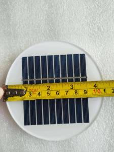 แผงเซลล์แสงอาทิตย์ IBC ทรงกลมขนาดเล็ก5V 1W แผงแข็งขนาดเล็กประสิทธิภาพ20% สำหรับอุปกรณ์อัจฉริยะ IOT - Product Image 3