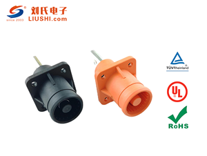 Liushi 고전압 볼트 배터리 저장 시스템 200A 2P 적색 구리 단자 커넥터 나일론 어댑터 바인딩 - Product Image 6